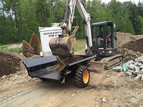 mini excavator dump trailer|mini excavator package deals.